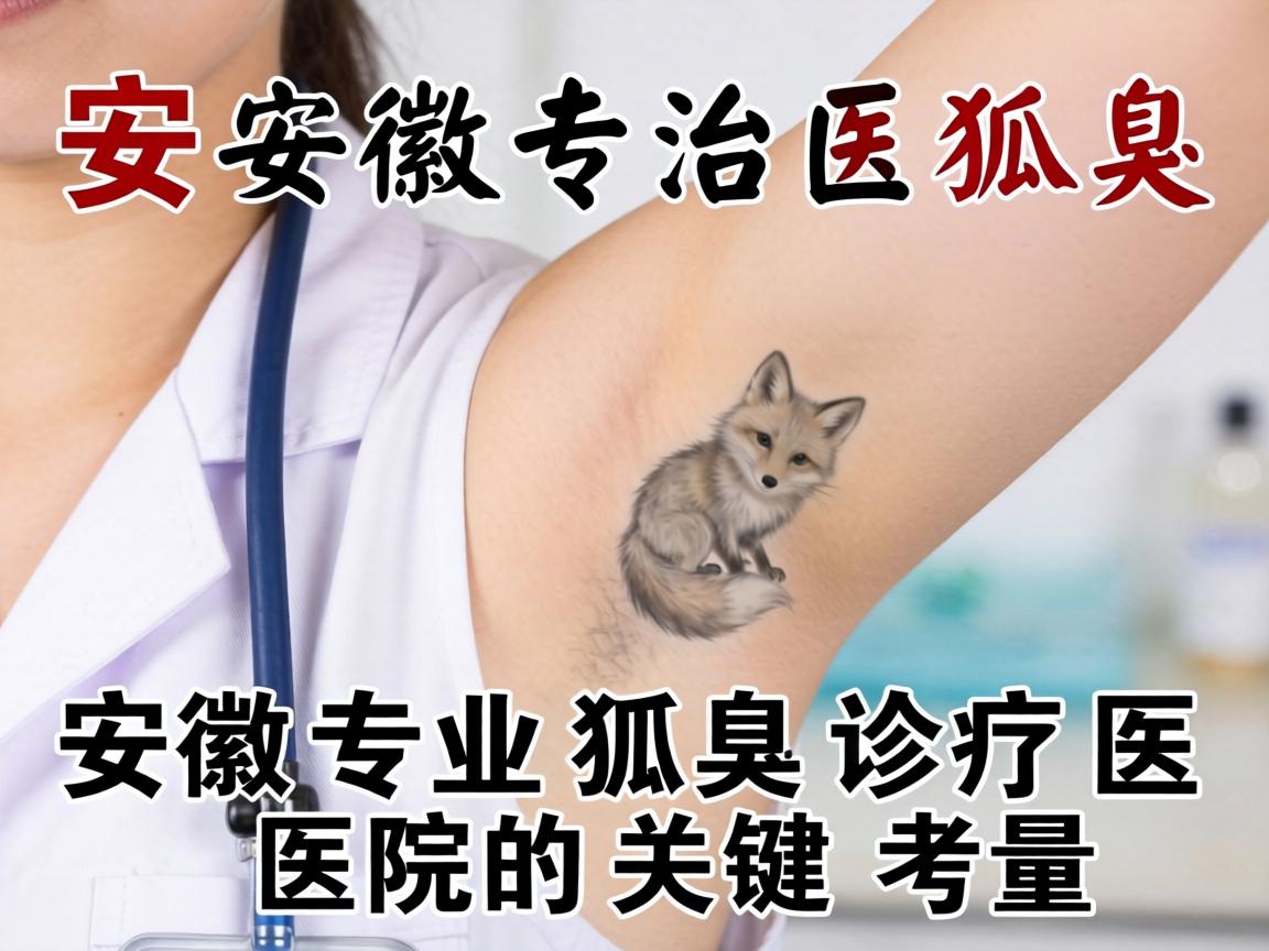 选择安徽专治狐臭医院，安徽专业狐臭诊疗医院的关键考量