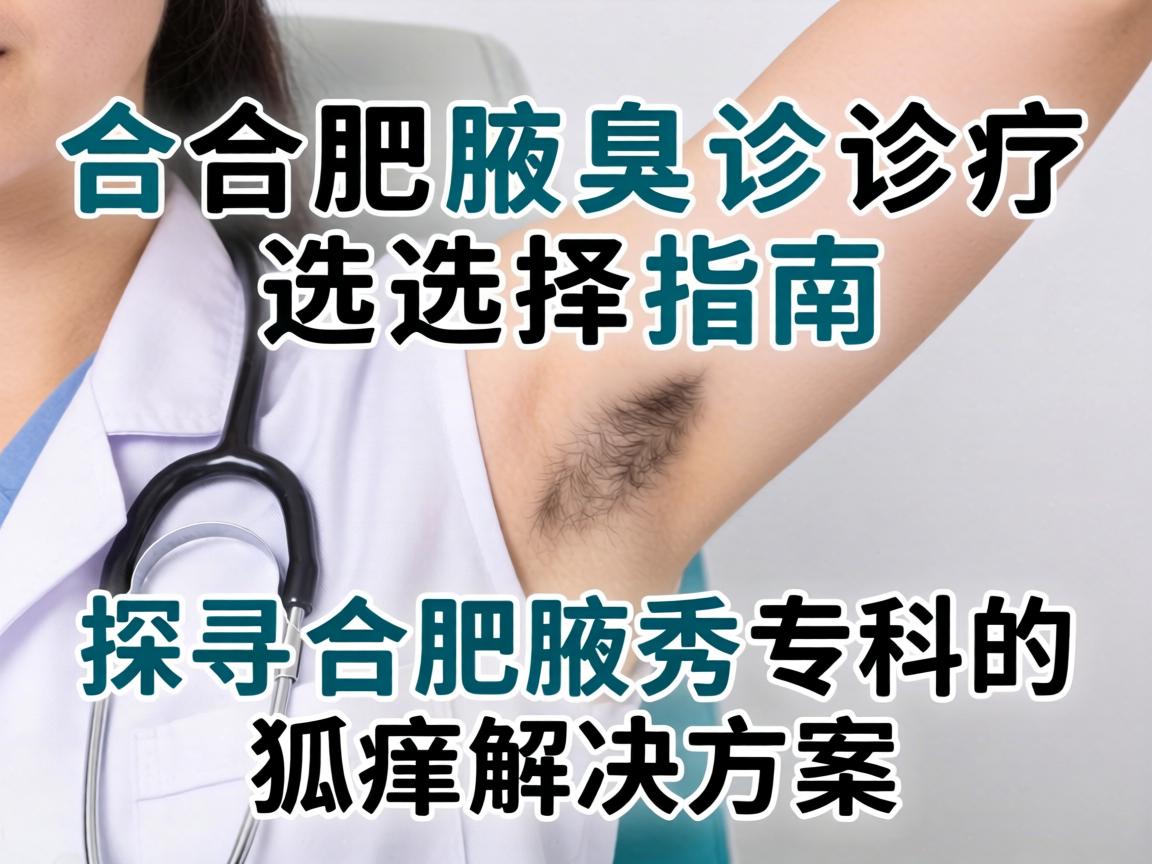 合肥腋臭诊疗选择指南,探寻合肥腋秀专科的狐臭解决方案 合肥腋臭诊疗选择指南,探寻合肥腋秀专科的狐臭解决方案
