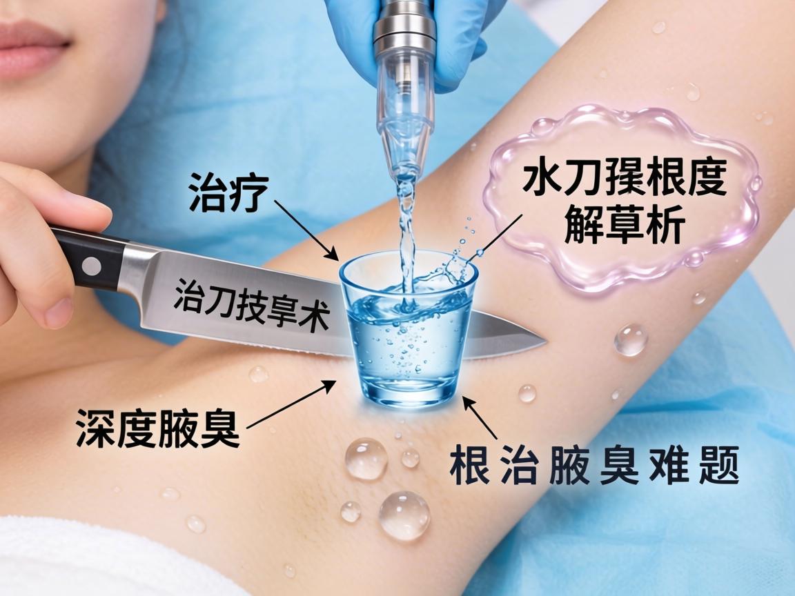 水刀治疗腋臭深度解析，水刀技术如何根治腋臭难题