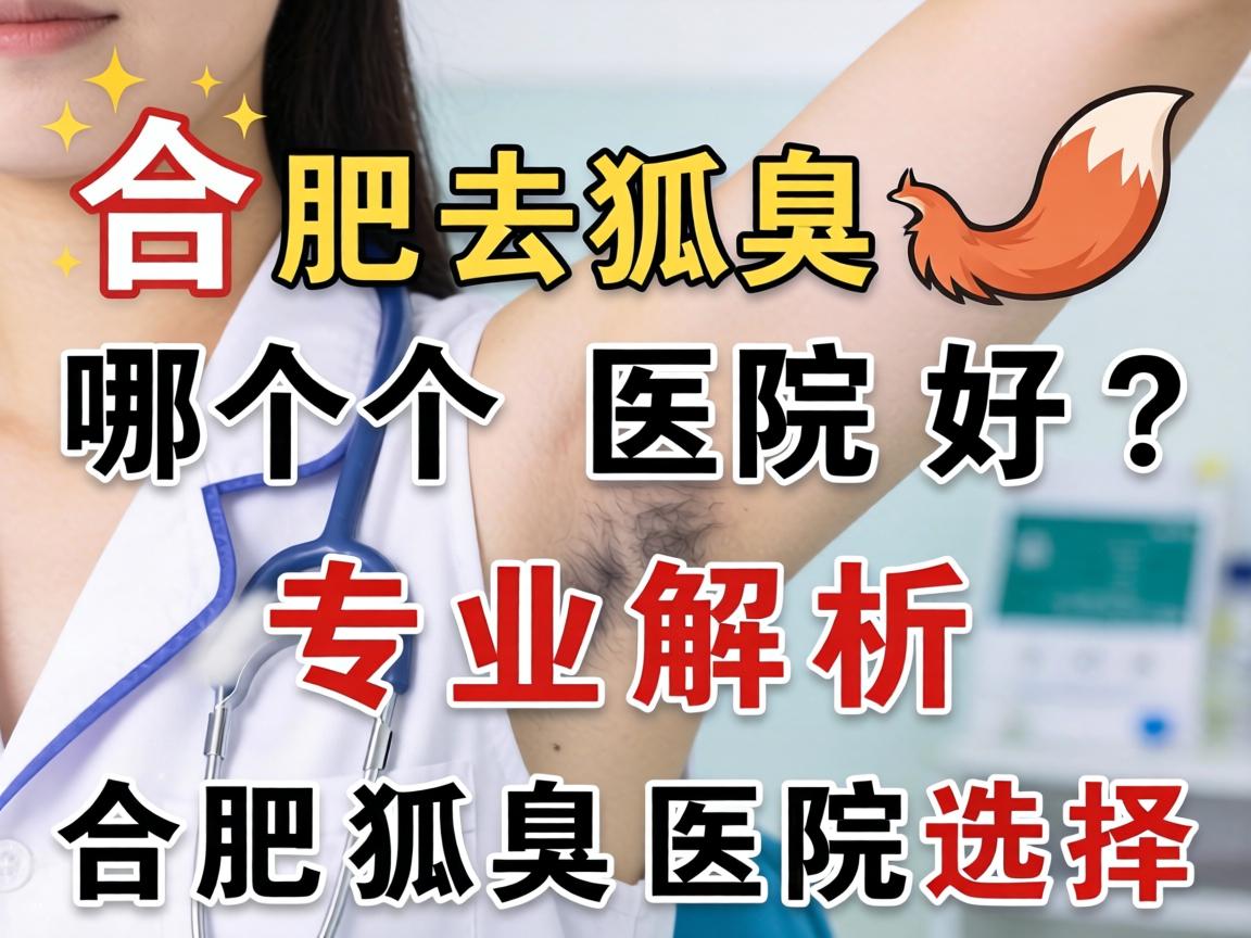 合肥去狐臭哪个医院好？专业解析合肥狐臭医院选择