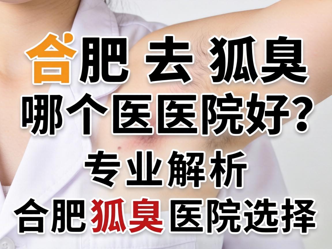 合肥去狐臭哪个医院好？专业解析合肥狐臭医院选择