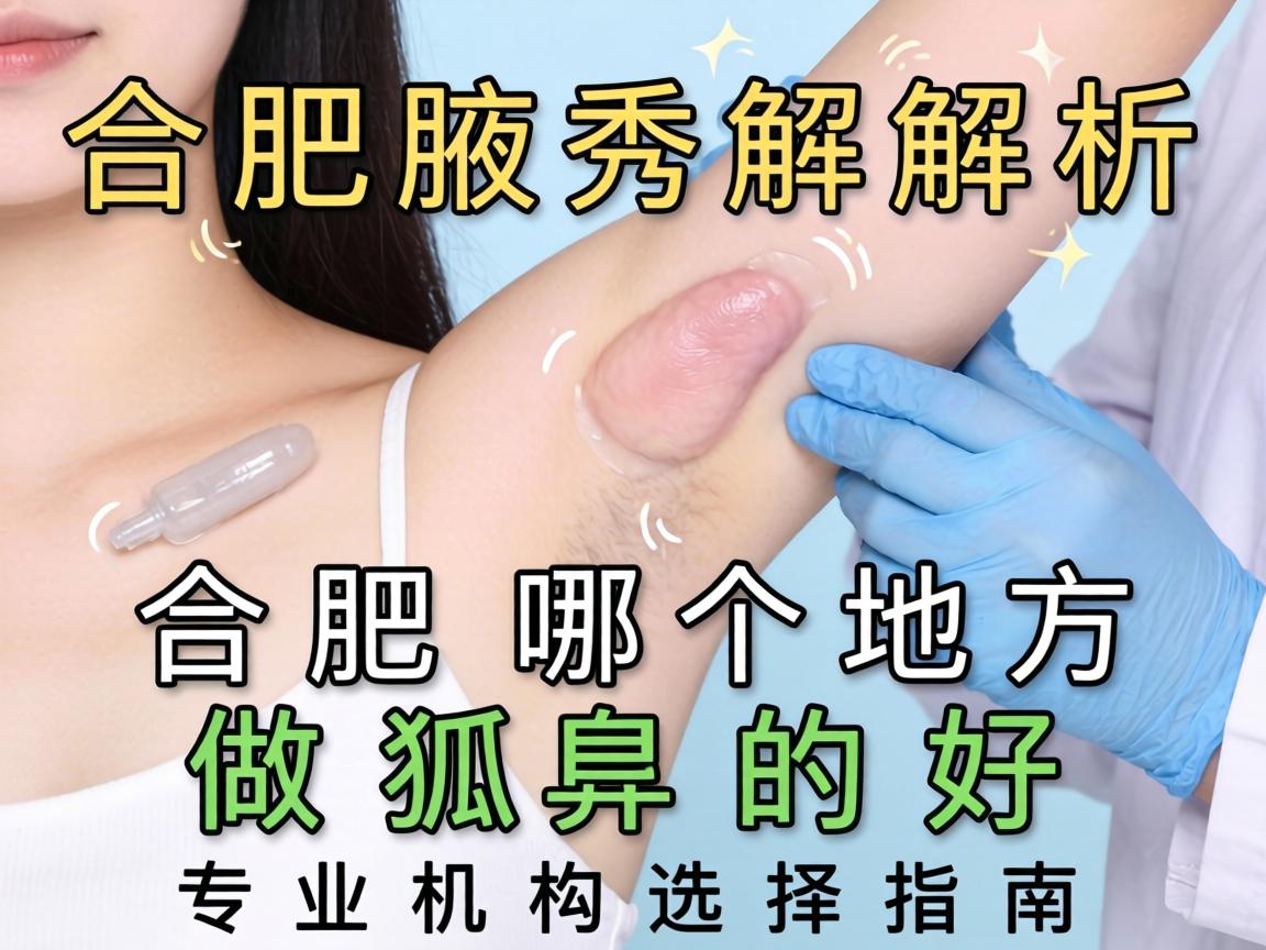 合肥腋秀解析,合肥哪个地方做狐臭的好,专业机构选择指南 合肥腋秀解析,合肥哪个地方做狐臭的好,专业机构选择指南