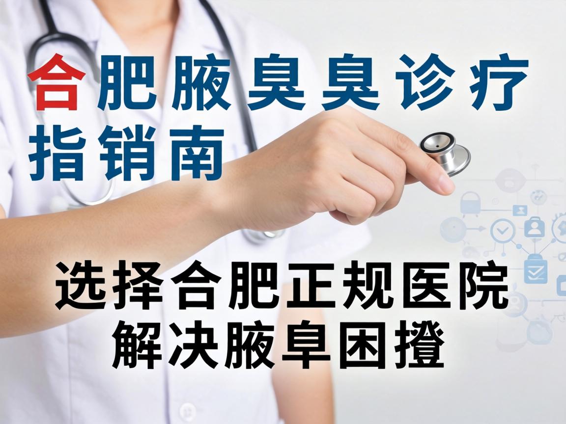 合肥腋臭诊疗指南，选择合肥正规医院解决腋臭困扰