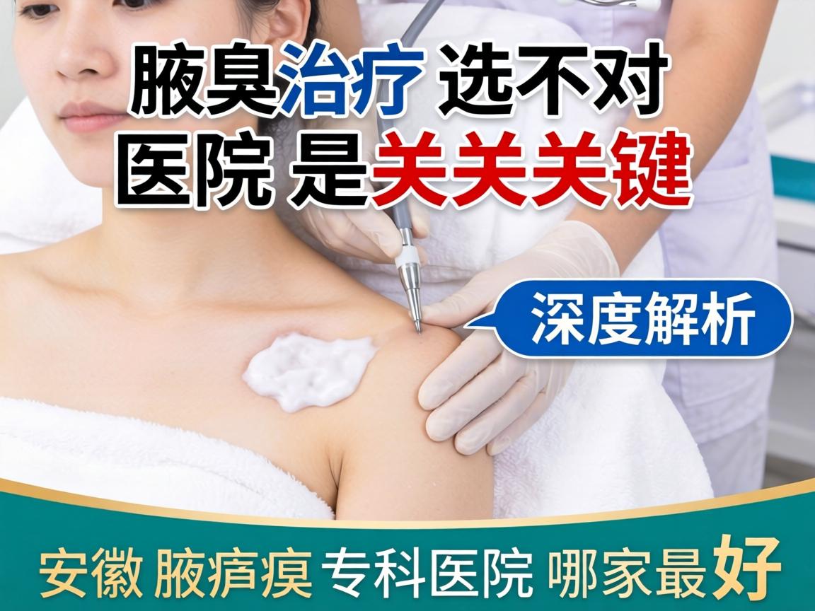 腋臭治疗选对医院是关键，深度解析安徽腋臭专科医院哪家最好