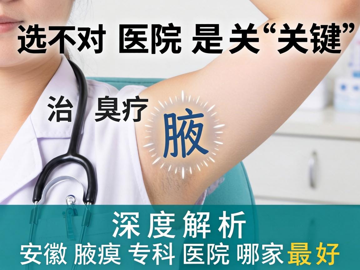 腋臭治疗选对医院是关键，深度解析安徽腋臭专科医院哪家最好