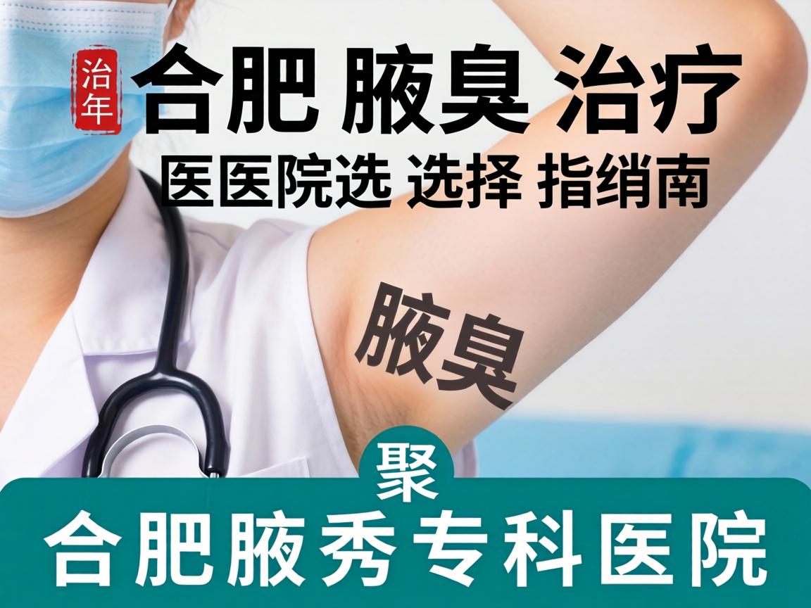 合肥腋臭治疗医院选择指南，聚焦合肥腋秀专科医院