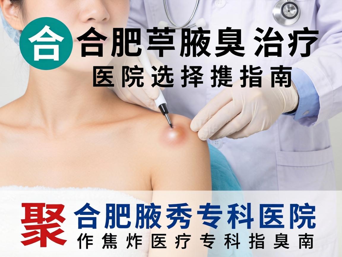 合肥腋臭治疗医院选择指南，聚焦合肥腋秀专科医院