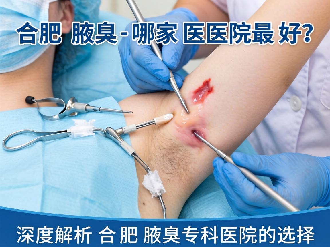 合肥腋臭手术哪家医院最好？深度解析合肥腋臭专科医院的选择