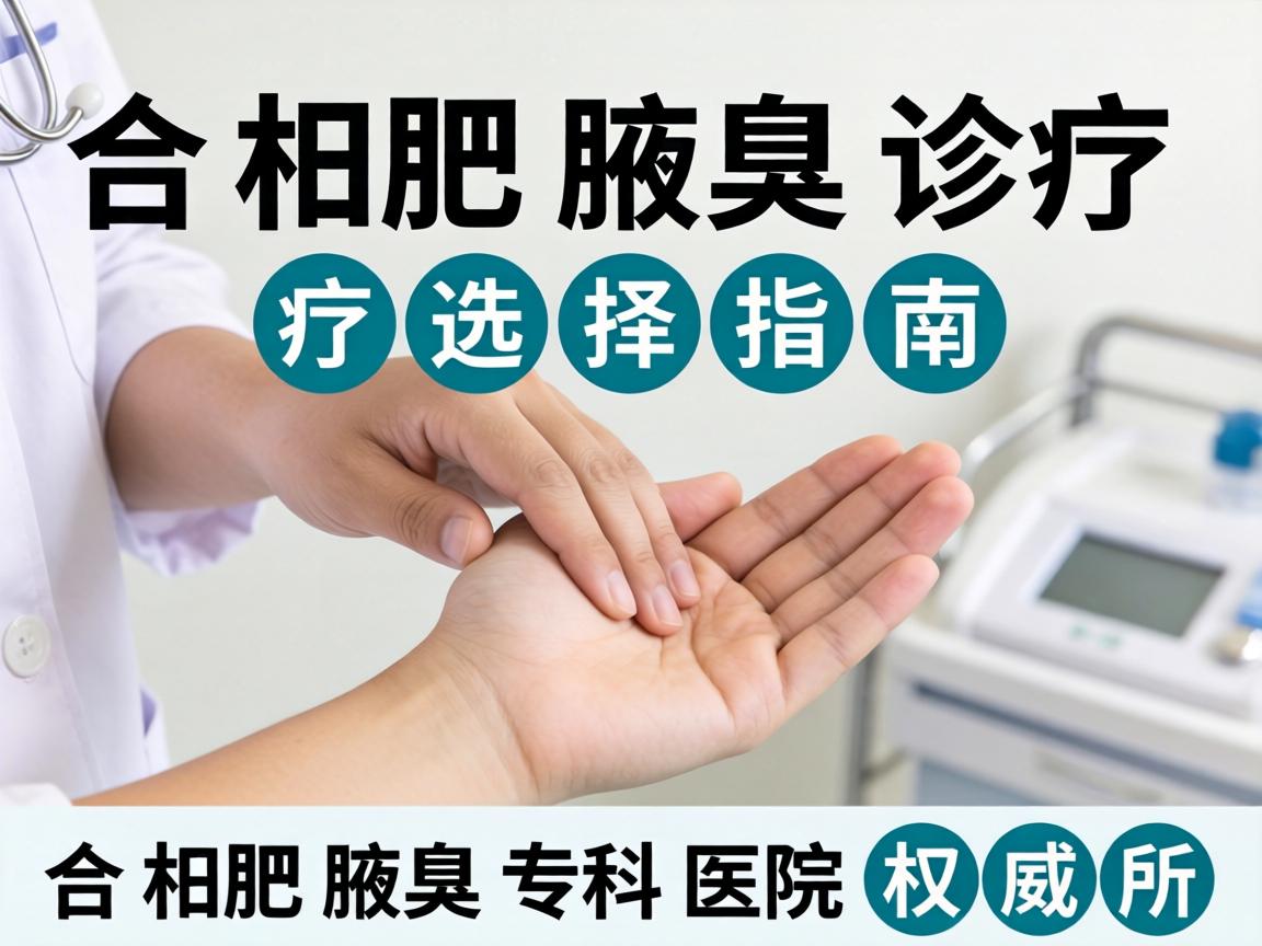 合肥腋臭诊疗选择指南，解析合肥腋臭专科医院的权威所在