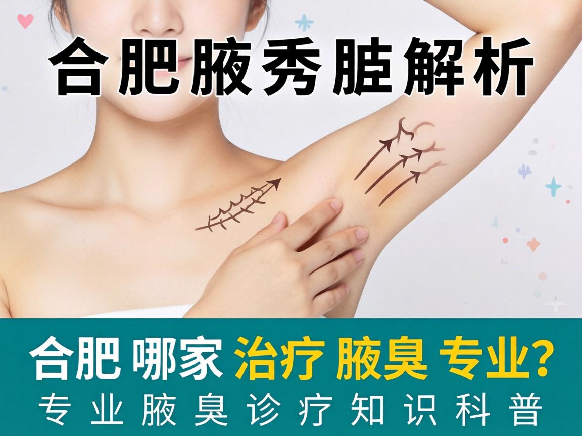 合肥腋秀解析，合肥哪家治疗腋臭专业？专业腋臭诊疗知识科普