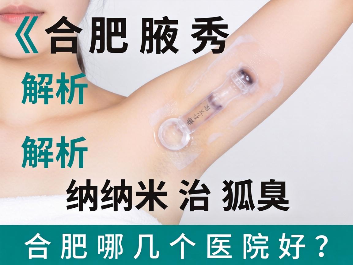 合肥腋秀解析，纳米治狐臭，合肥哪几个医院好？