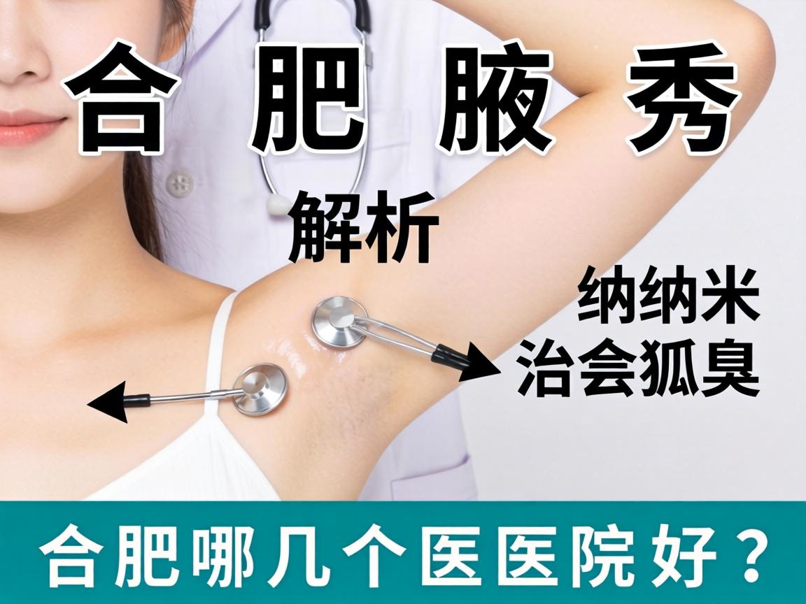 合肥腋秀解析，纳米治狐臭，合肥哪几个医院好？