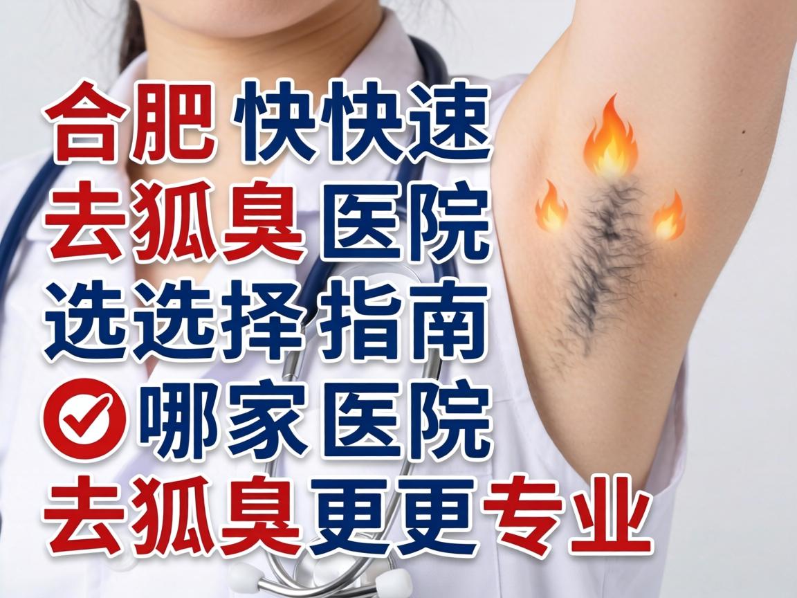 合肥快速去狐臭医院选择指南，哪家医院去狐臭更专业