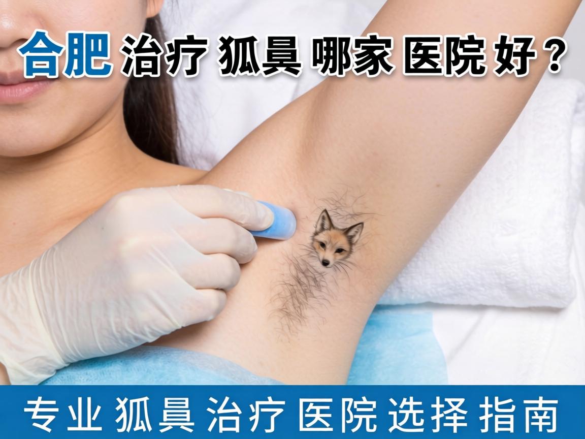 合肥治疗狐臭哪家医院好？专业狐臭治疗医院选择指南