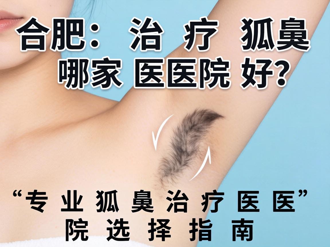 合肥治疗狐臭哪家医院好？专业狐臭治疗医院选择指南