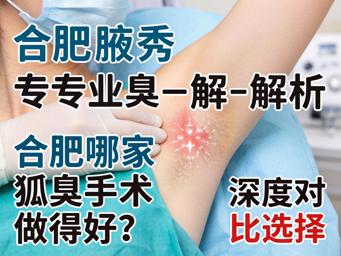合肥腋秀专业解析，合肥哪家狐臭手术做得好？深度对比选择