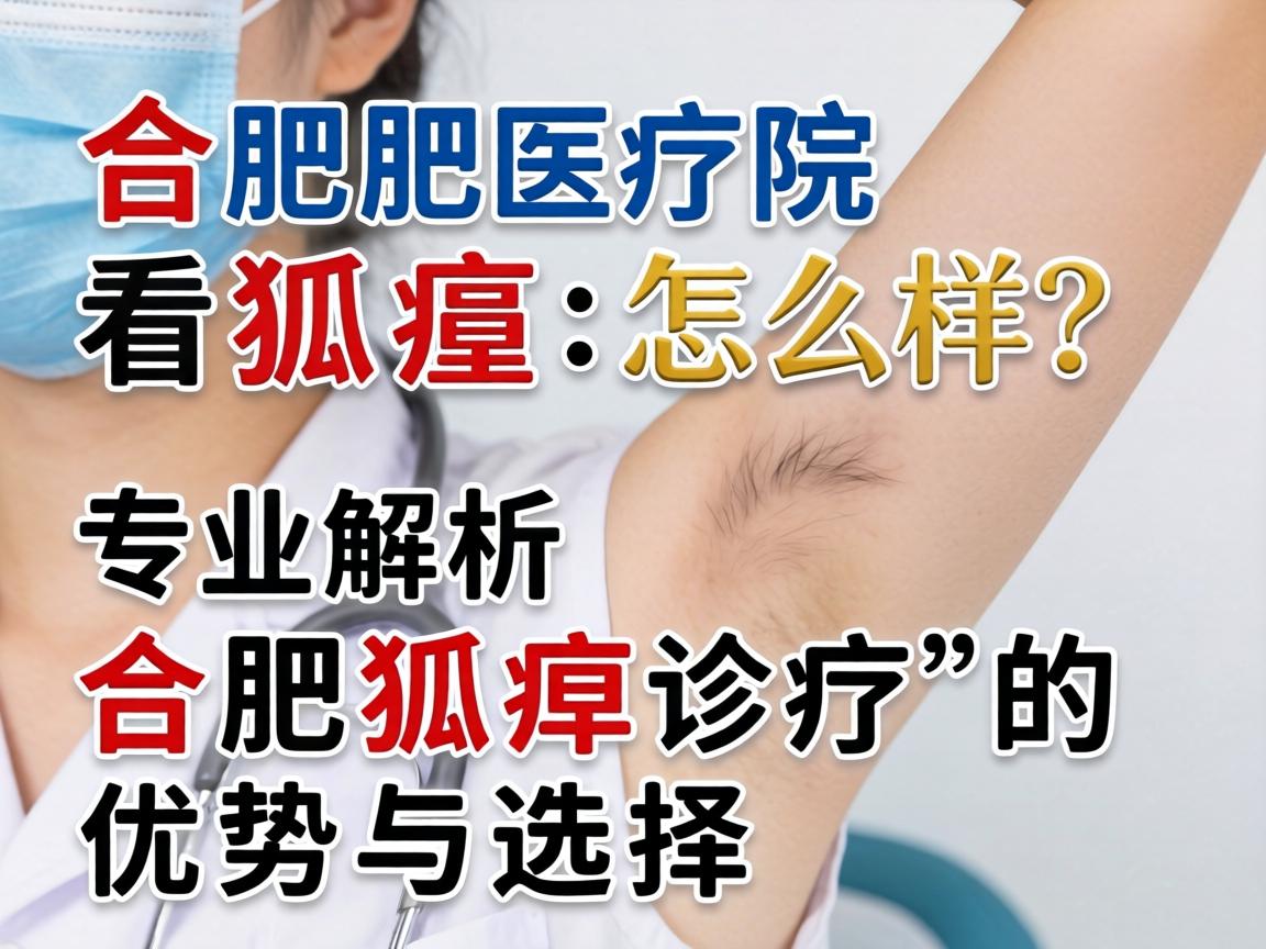 合肥医院看狐臭怎么样？专业解析合肥狐臭诊疗的优势与选择