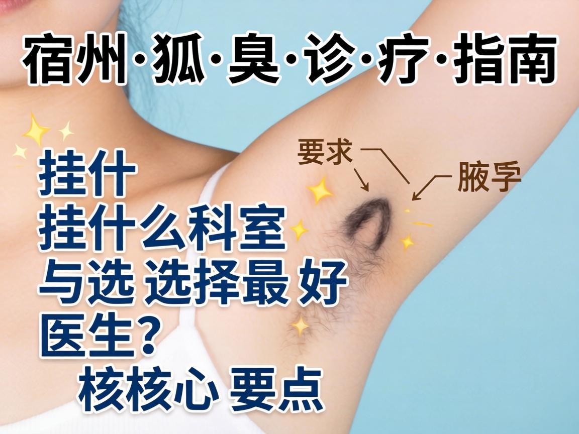宿州狐臭诊疗指南,挂什么科室与选择最好医生的核心要点 宿州狐臭诊疗指南,挂什么科室与选择最好医生的核心要点