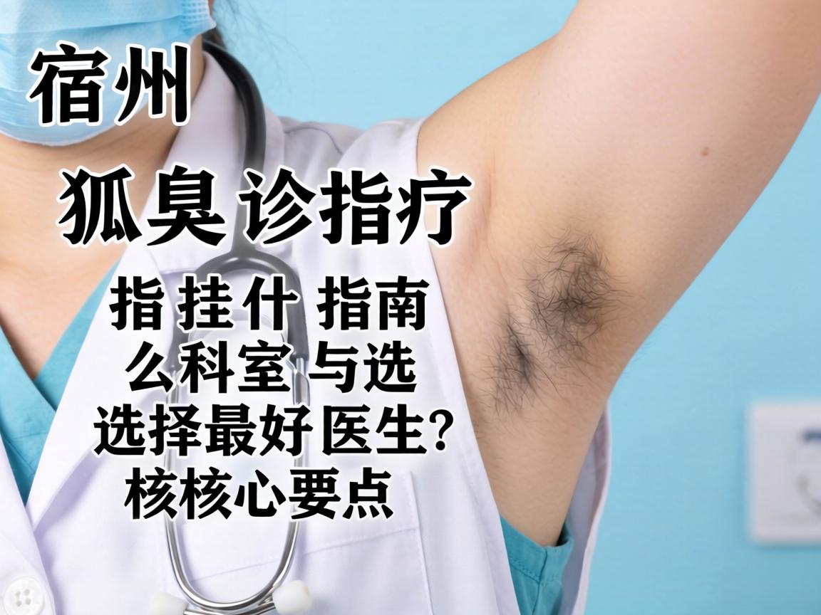 宿州狐臭诊疗指南,挂什么科室与选择最好医生的核心要点 宿州狐臭诊疗指南,挂什么科室与选择最好医生的核心要点