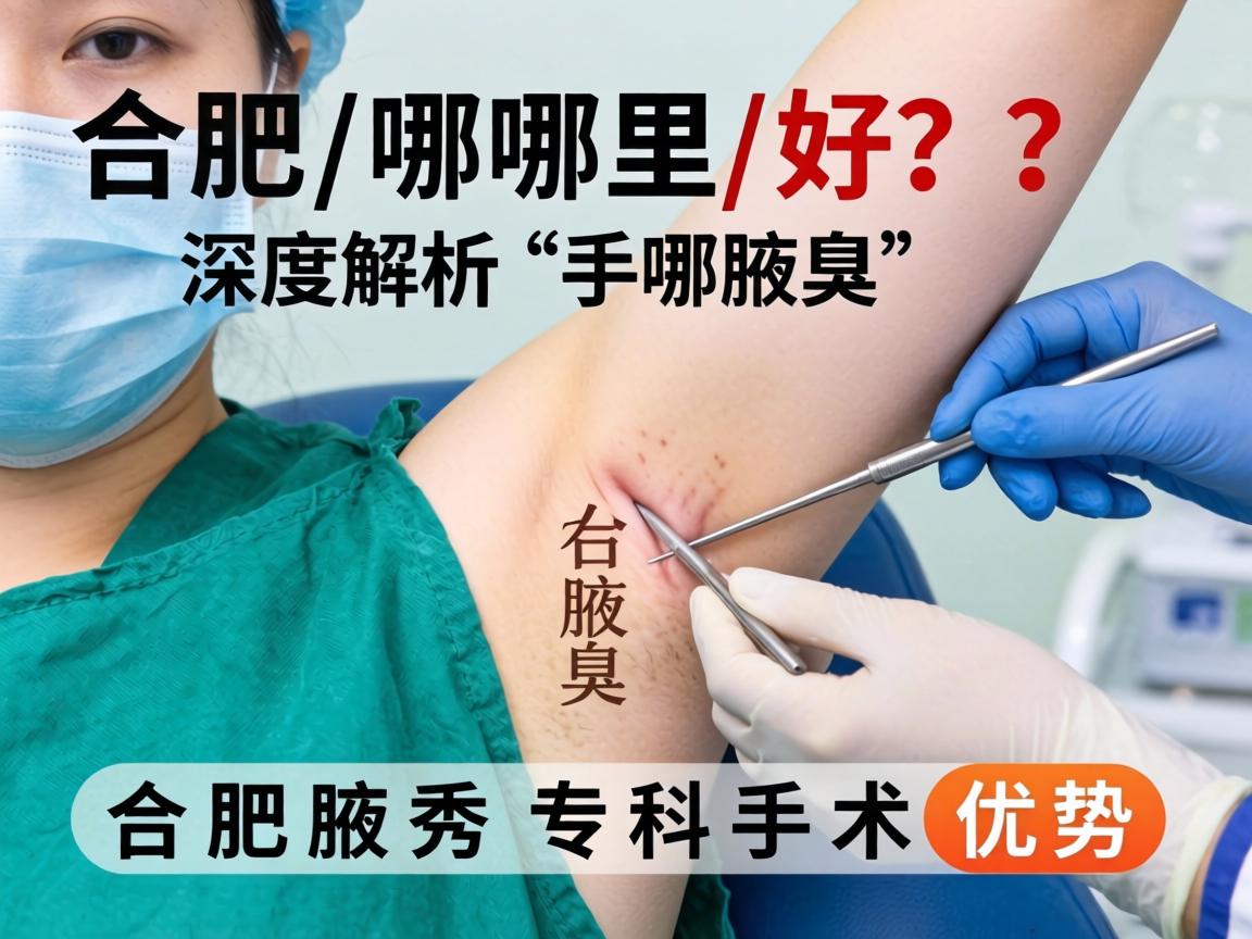 合肥腋臭手术哪里好？深度解析合肥腋秀专科手术优势