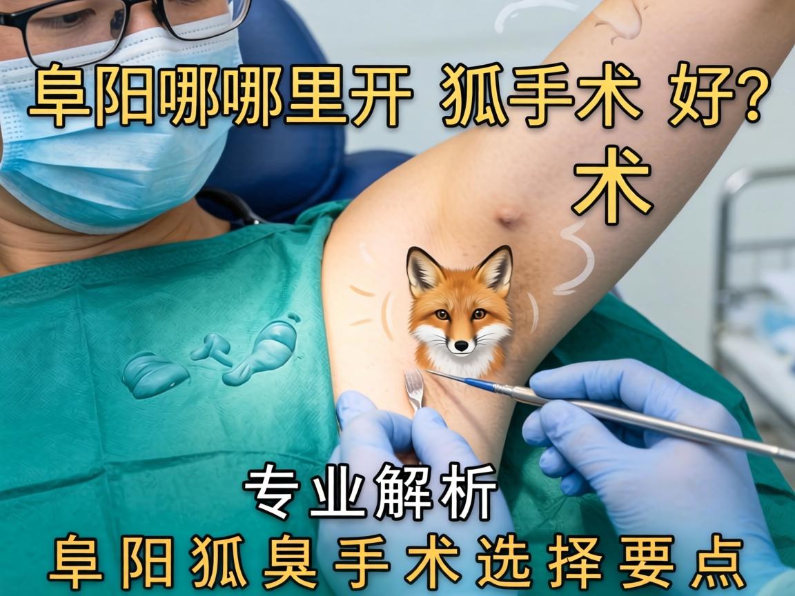 阜阳哪里开狐臭手术好？专业解析阜阳狐臭手术选择要点