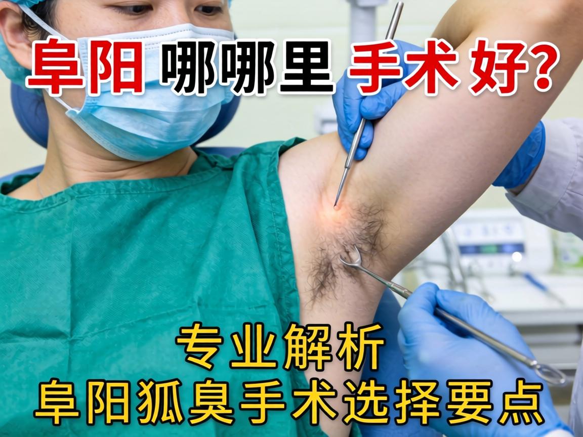 阜阳哪里开狐臭手术好？专业解析阜阳狐臭手术选择要点