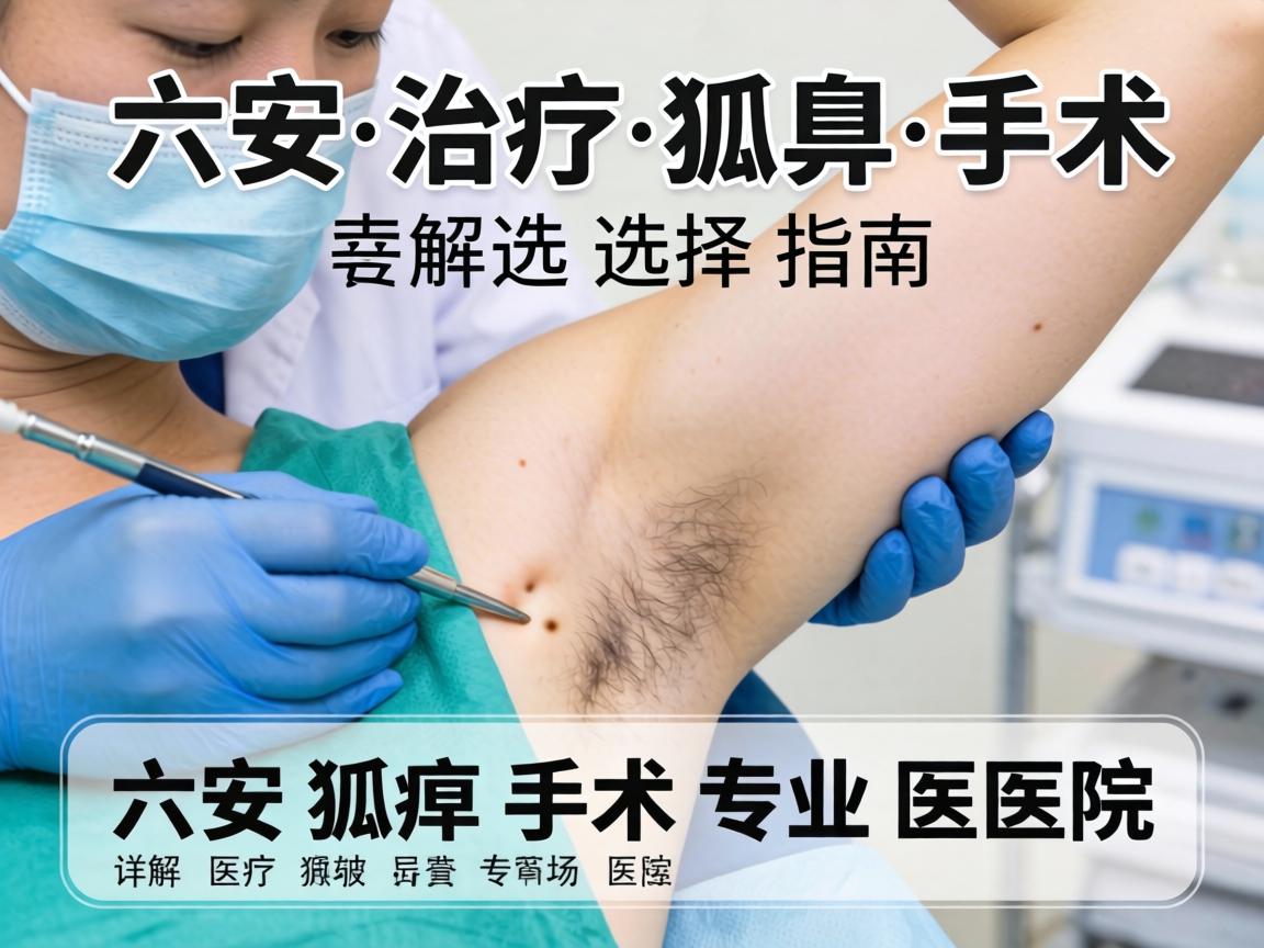 六安治疗狐臭手术选择指南，详解六安狐臭手术专业医院