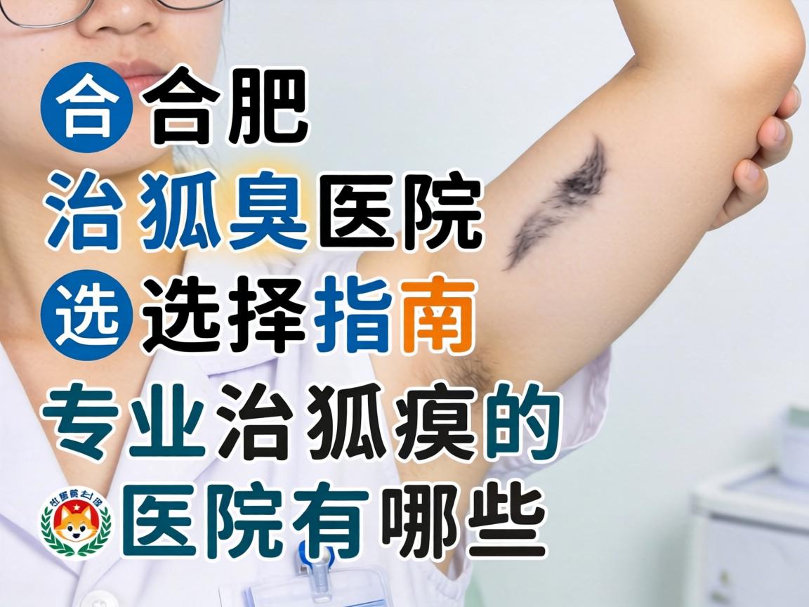 合肥治狐臭医院选择指南，专业治狐臭的医院有哪些