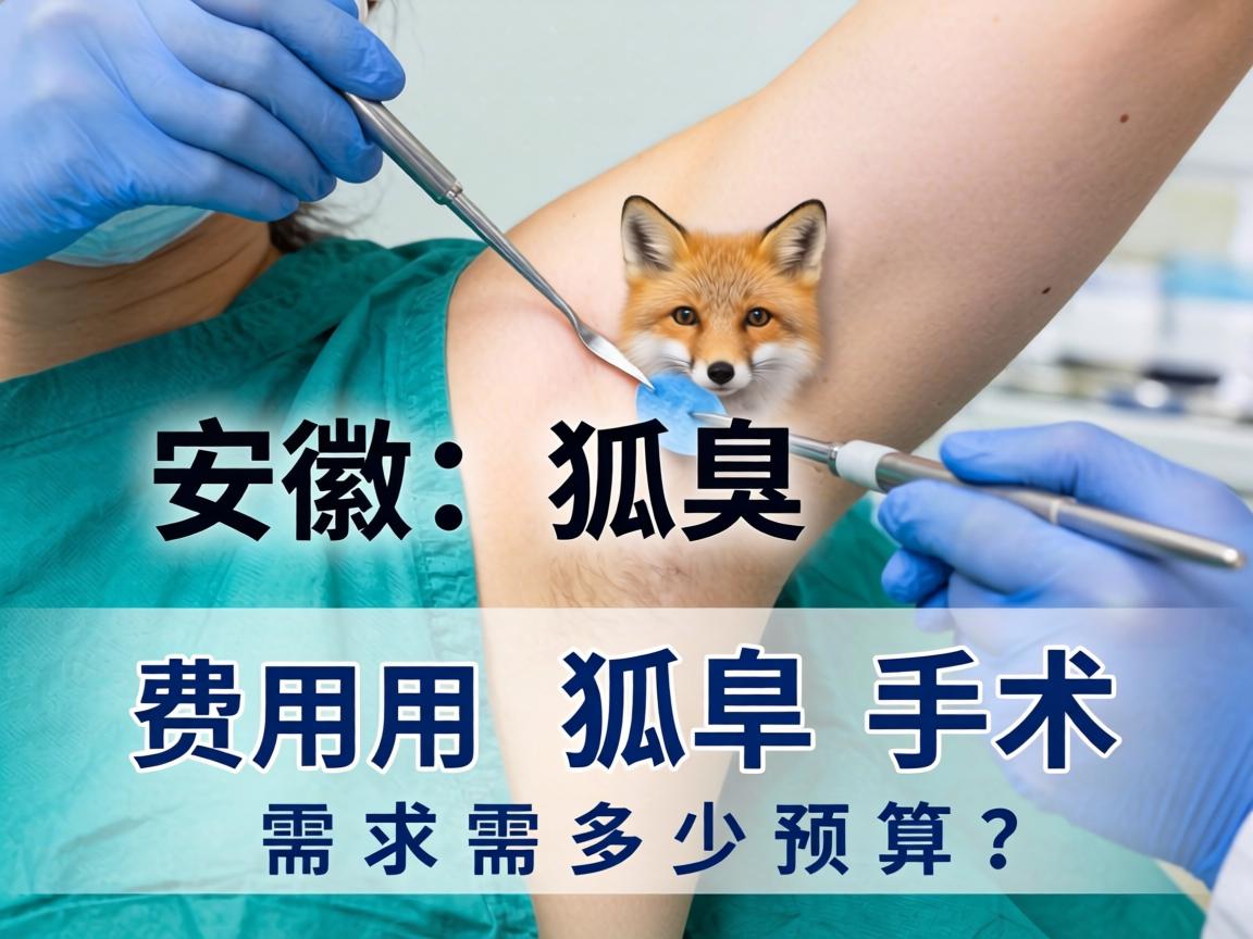 解析安徽狐臭手术费用，狐臭手术需要多少预算？