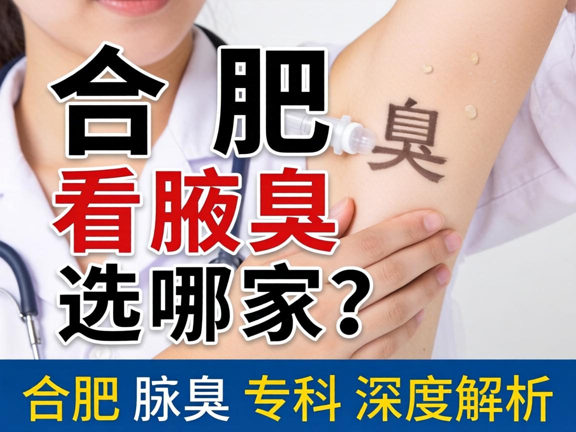 合肥看腋臭选哪家？合肥腋臭专科深度解析