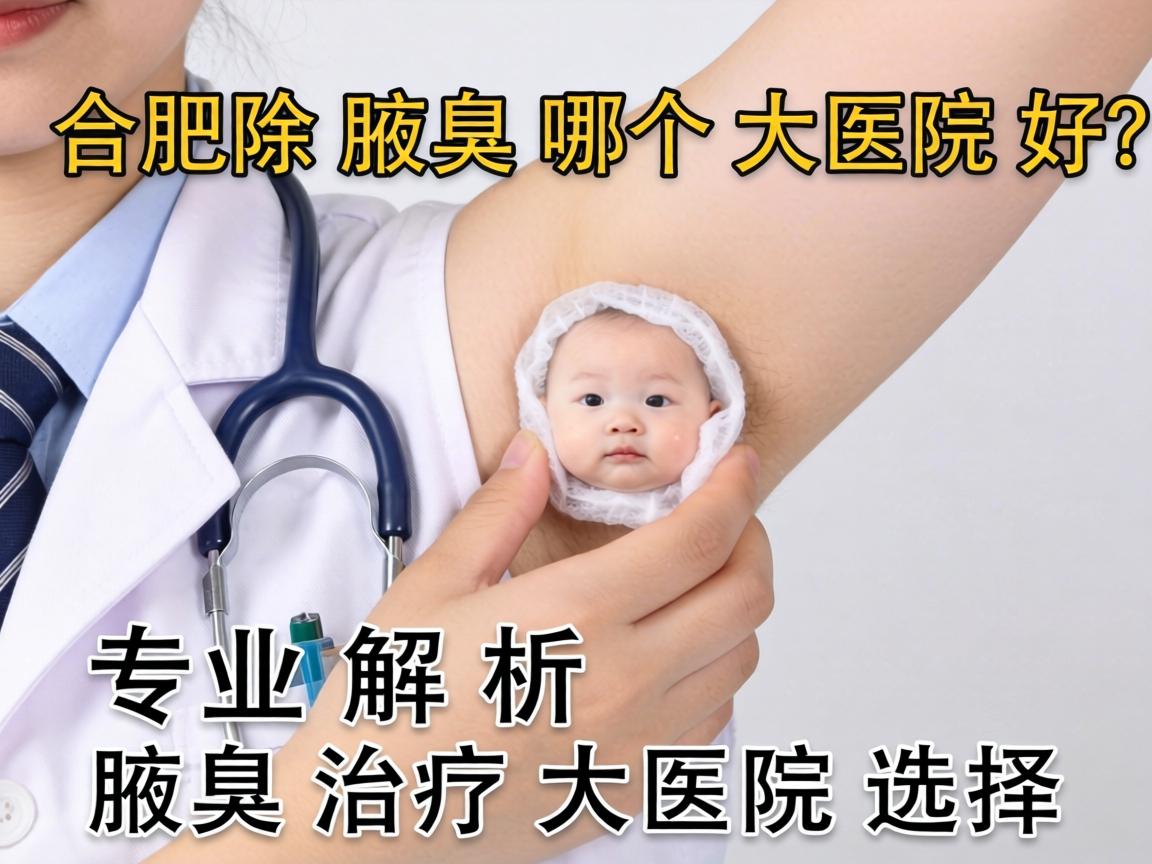 合肥除腋臭哪个大医院好？专业解析腋臭治疗大医院选择