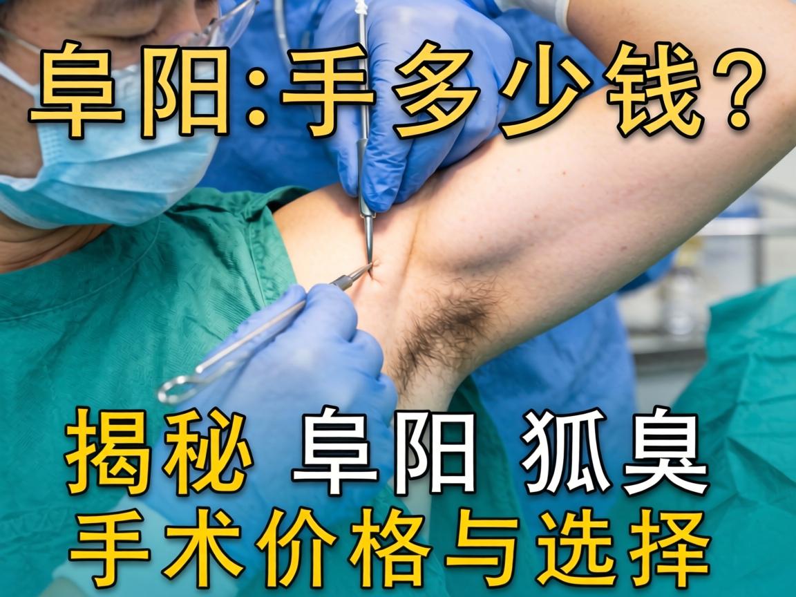 阜阳狐臭手术多少钱？揭秘阜阳狐臭手术价格与选择