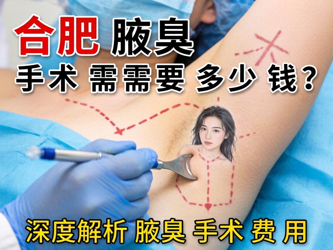 合肥腋臭手术需要多少钱？深度解析腋臭手术费用
