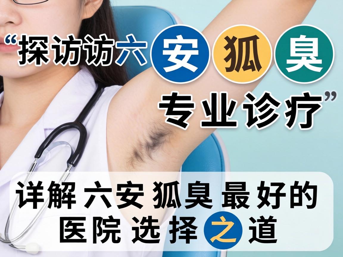 探访六安狐臭专业诊疗，详解六安狐臭最好的医院选择之道
