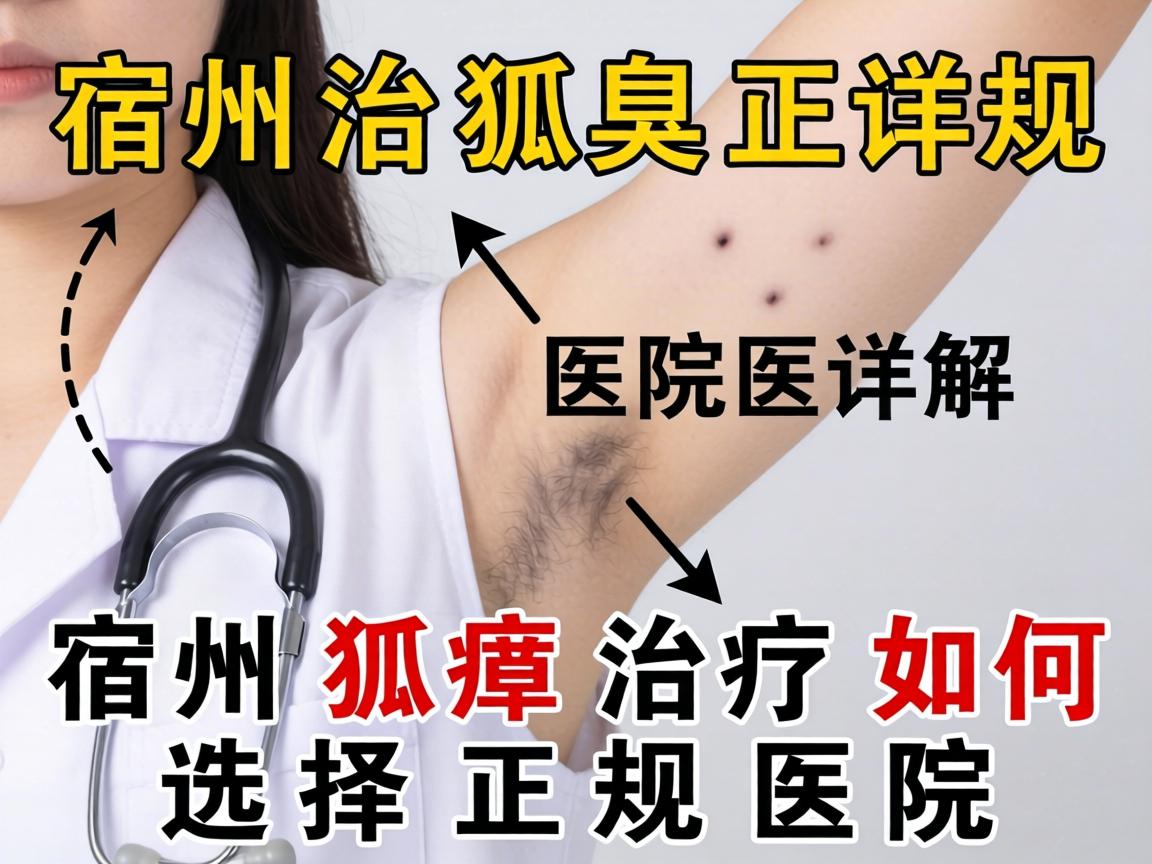 宿州治狐臭正规医院详解，宿州狐臭治疗如何选择正规医院
