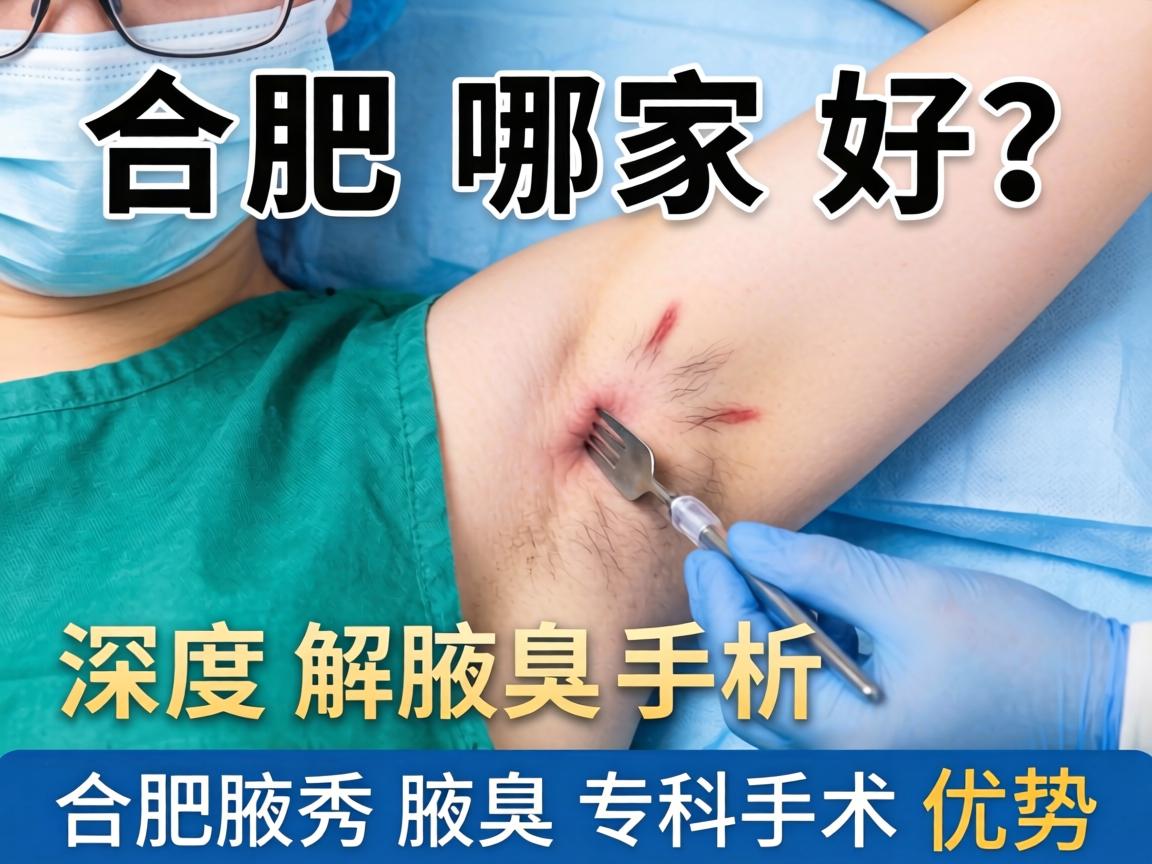 合肥腋臭手术哪家好？深度解析合肥腋秀腋臭专科手术优势