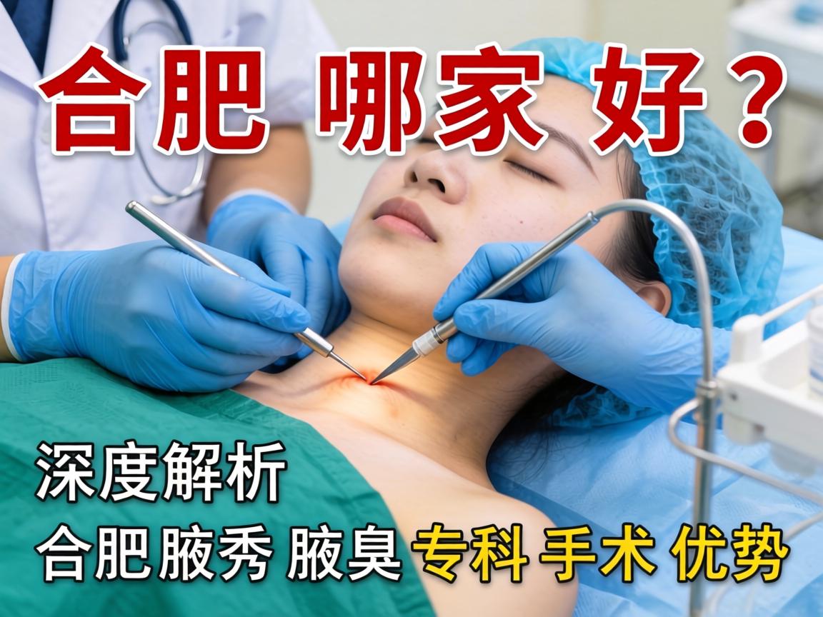 合肥腋臭手术哪家好？深度解析合肥腋秀腋臭专科手术优势