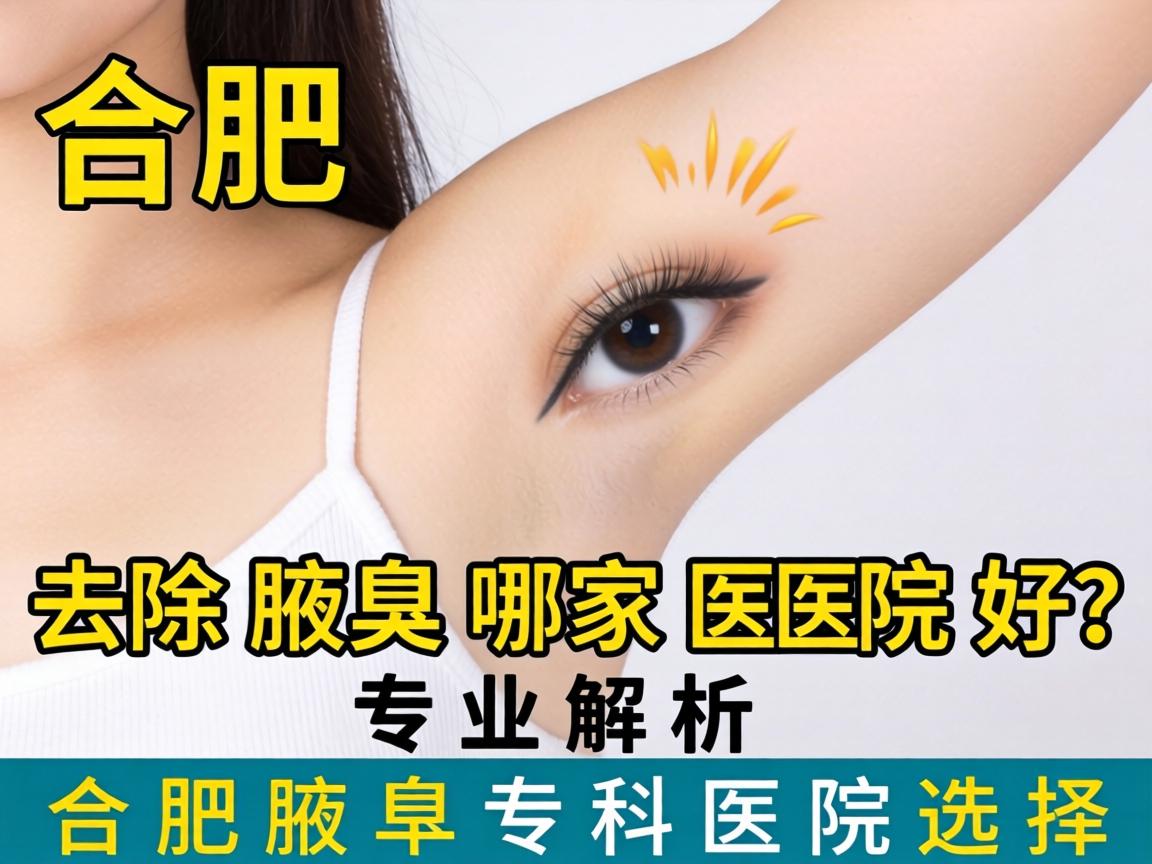 合肥去除腋臭哪家医院好？专业解析合肥腋臭专科医院选择