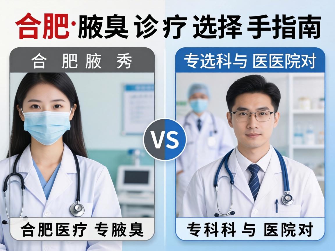 合肥腋臭诊疗选择指南，解析合肥腋秀专科与医院对比