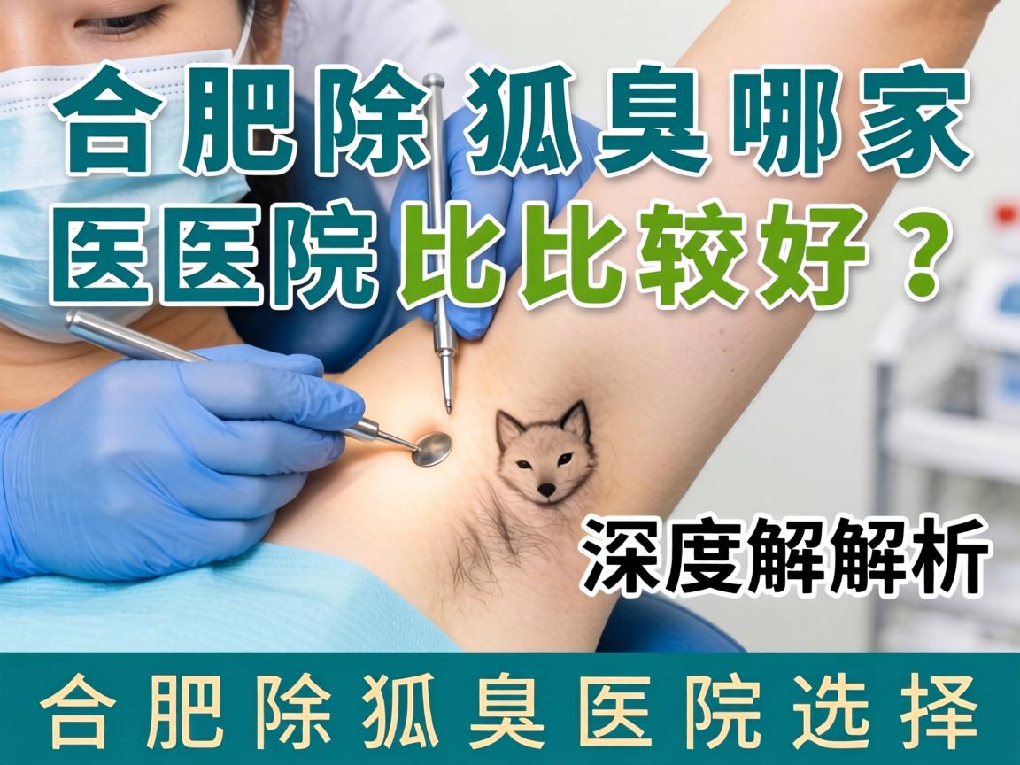 合肥除狐臭哪家医院比较好？深度解析合肥除狐臭医院选择
