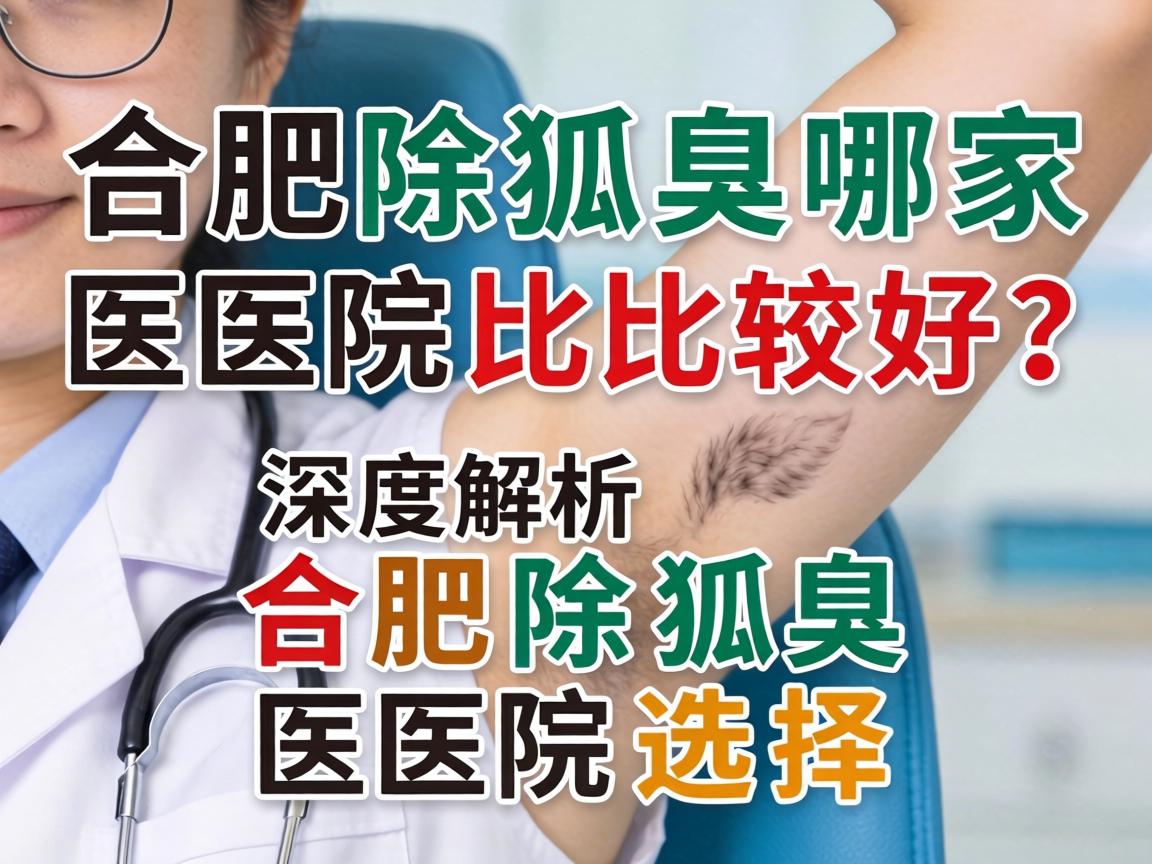 合肥除狐臭哪家医院比较好？深度解析合肥除狐臭医院选择