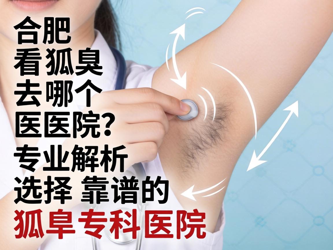 合肥看狐臭去哪个医院？专业解析如何选择靠谱的狐臭专科医院