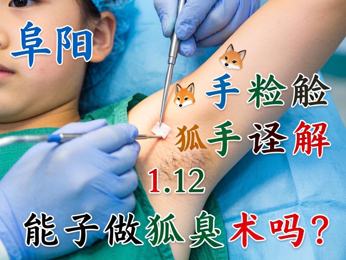 阜阳狐臭手术解惑，12岁孩子能做狐臭手术吗？