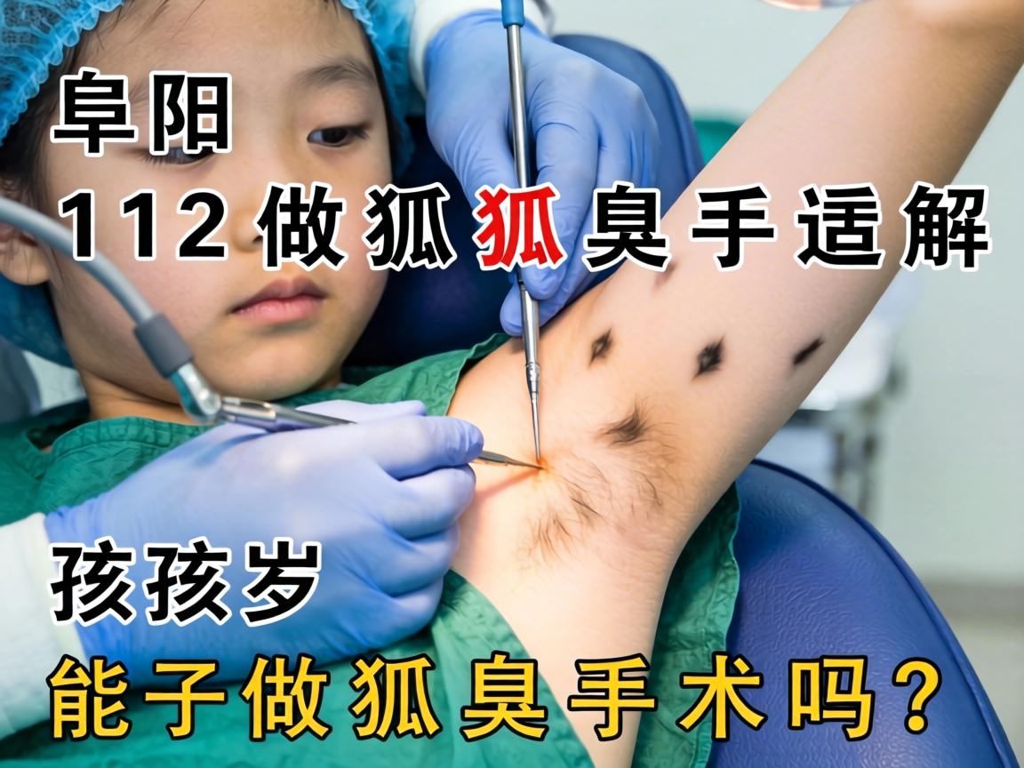阜阳狐臭手术解惑，12岁孩子能做狐臭手术吗？