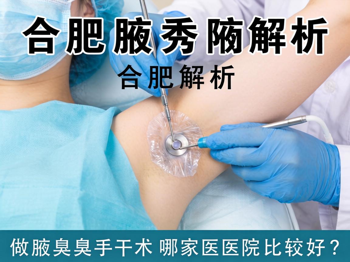 合肥腋秀解析，合肥做腋臭手术哪家医院比较好？