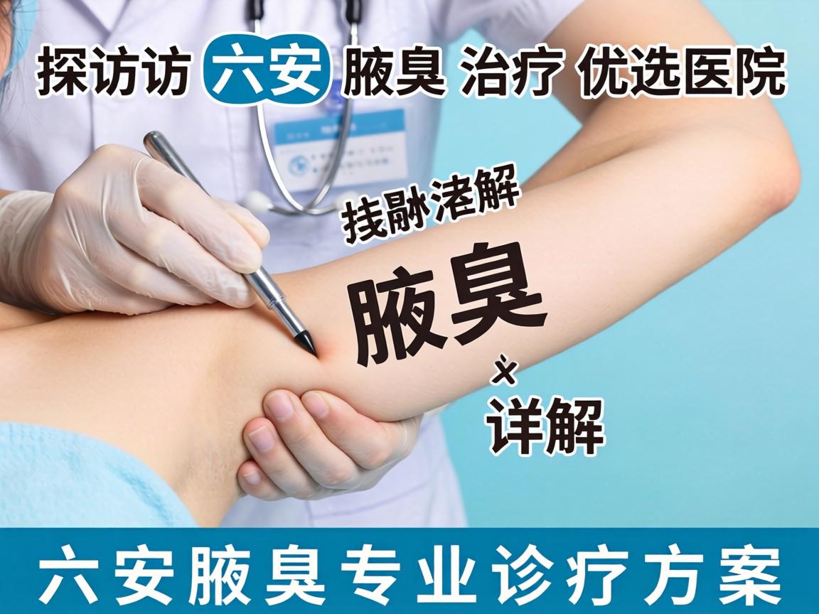 探访六安腋臭治疗优选医院，详解六安腋臭专业诊疗方案