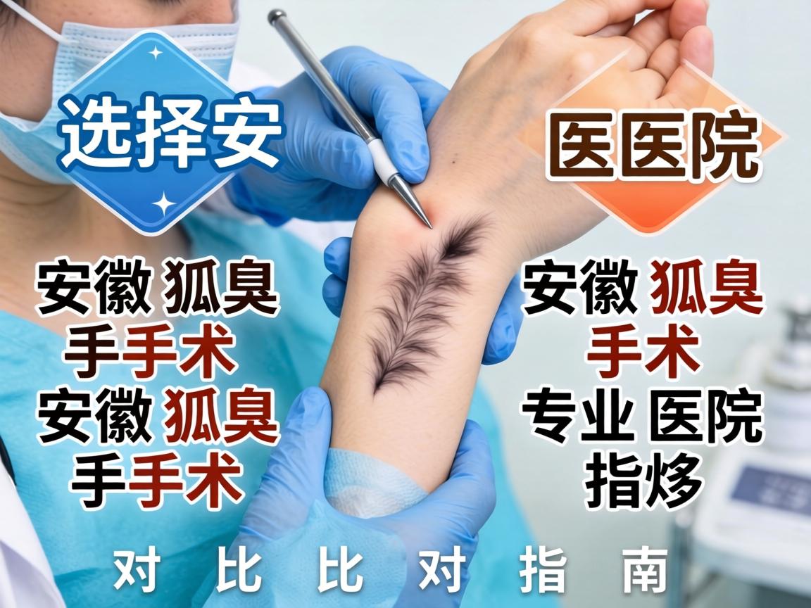 选择安徽狐臭手术医院，安徽狐臭手术专业医院对比指南