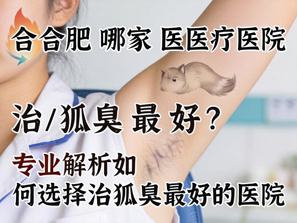 合肥哪家医院治狐臭最好？专业解析如何选择治狐臭最好的医院