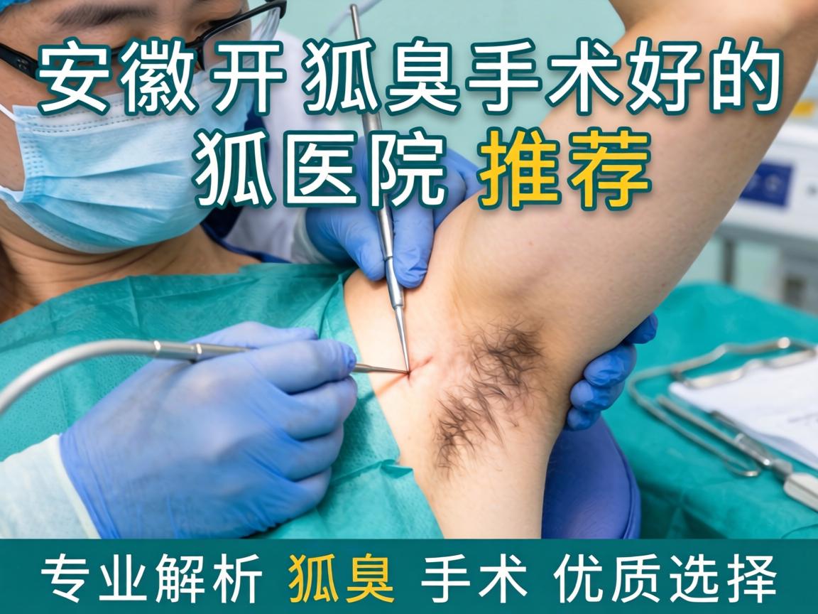 安徽开狐臭手术好的医院推荐，专业解析狐臭手术优质选择