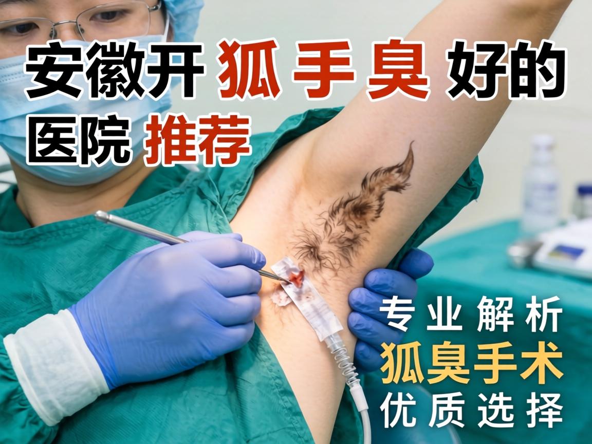 安徽开狐臭手术好的医院推荐，专业解析狐臭手术优质选择